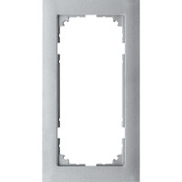 M-Pure 2-постовая рамка без перегородки, цвет алюминия