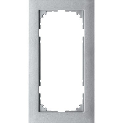 M-Pure 2-постовая рамка без перегородки, цвет алюминия