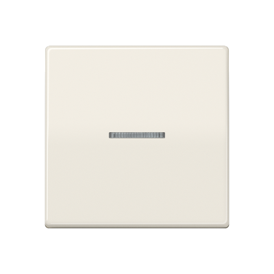 Клавиша для выключателя с окошком для подсветки; термопласт; слоновая кость, AS591KO5BF