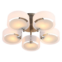 Evoluce SL483.352.05 Светильник потолочный Бронза/Белый E27 5*60W
