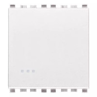 Vimar Переключатель с 4-мя контактами ( инвертор ) 1P 16AX 2M, белый, 20013.2.B