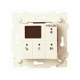 FD28603-A Fede Fede Выключатель для ванной (освещ.+вентиляция) с дисплеем и таймером,с суппортом  800/150Вт 250В~,