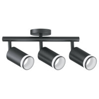 Cветильник настенно-потолочный под лампу GU10, черный ML233 LUNA, Feron 41491