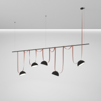 Denkirs DK55SET06-01-BR Комплект ременной трековой системы Belty на штанге Rod