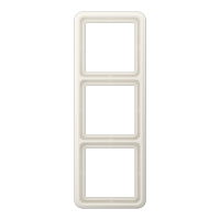 Рамка для вертикальной и горизонтальной установки, 3 поста; дюропласт; слоновая кость; CD500, CD583W