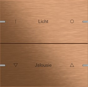 503238 Gira Клавиша 2-ная  для сенс.  выкл.Gira 4 KNX, ГРАВИРОВКА