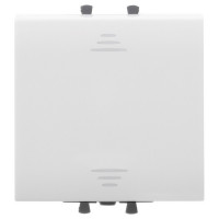 4400112 - ДКС Переключатель одноклавишный модульный, "Avanti", "Белое облако", 2модуля