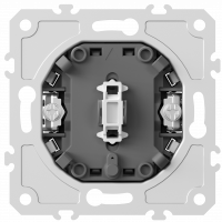 Donel механизм кнопки звонка 1-но клавишный, 1н.о. 10 A 250 В~, серия DA, DB15100