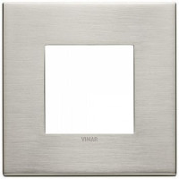 Vimar Накладка на 2 модуля, никель матовый, 22642.11