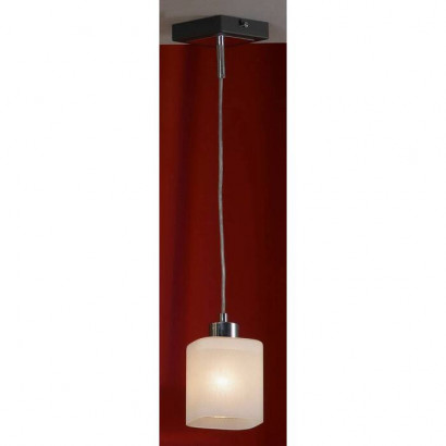 LUSSOLE COSTANZO Подвесной светильник, цвет основания - хром, плафон - стекло (цвет - белый), 1x40W E14, LSL-9006-01