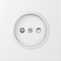 Donel S08 матовый белый накладка для розетки без заземления, со шторками 16A 250 В~,серия DB, DS21633