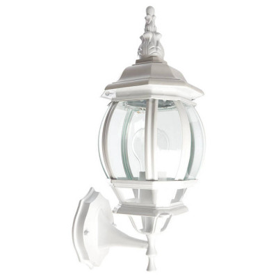 Светильник садово-парковый, 100W 230V E27 белый, 8101/PL8101 (на стену вверх), Feron 11095