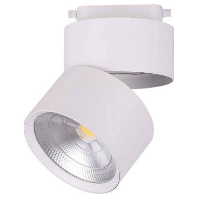 Светильник трековый светодиодный на шинопровод 25W, 2250 Lm, 90 градусов, белый, 4000К, AL107 со встроенным драйвером, Feron 32477