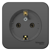 BLANCA О/У РОЗЕТКА с заземлением без штор.,(КОМПАКТ) ИЗОЛ.ПЛ.16А, 250В,АНТРАЦИТ BLANCA О/У РОЗЕТКА с заземлением без штор.,(КОМПАКТ) ИЗОЛ.ПЛ.16А, 250В,АНТРАЦИТ