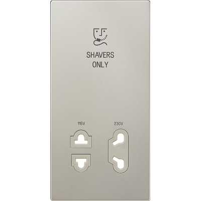 накладка бритвенной розетки сталь, SOES7522PL