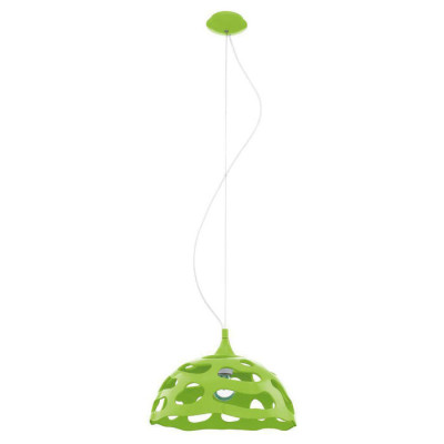 92957 Подвес ANZINO, 1X60W (E27), ?380, зеленый