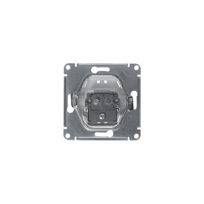 GLOSSA TV РОЗЕТКА оконечная 1DB, механизм, ПЛАТИНА