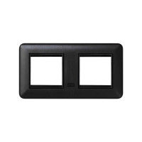 Simon SConnect Суппорт с рамкой для 2 мод. K45, графит, KR445-14