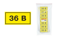 Символ "36В" 35х100мм TDM Electric, SQ0817-0006