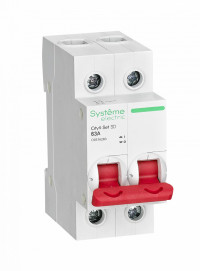 City9 Set Выключатель нагрузки (ВН) 2P 63А 400В, Systeme Electric, C9S16263