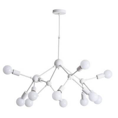 Arte Lamp MATRIX, Люстра, цвет арматуры - белый, цвет плафона/декора - , 12х40W E27, A3064SP-12WH
