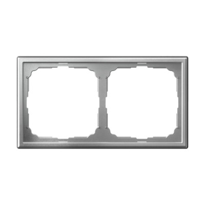 GAL000302 - ARTGALLERY 2-постовая РАМКА, универсальная, АЛЮМИНИЙ, Systeme Electric