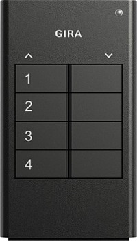 512400 Gira Ручной передатчик KNX RF, 4-клав. 512400 Gira Ручной передатчик KNX RF, 4-клав.