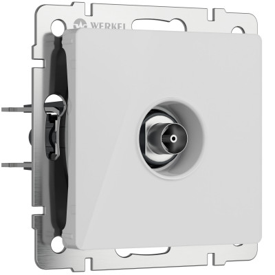 Werkel W1183041/ ТВ-розетка оконечная (белый акрил), a064018