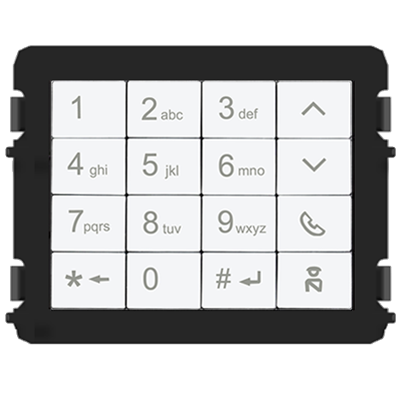 M251021K-W - Модуль с клавиатурой, белый алюминий - 2TMA070120W0011
