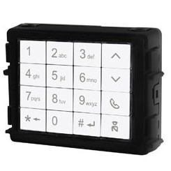 M251021K-W - Модуль с клавиатурой, белый алюминий - 2TMA070120W0011