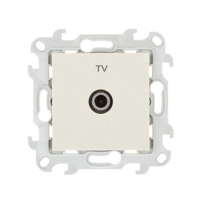 Simon ТВ розетка одиночная, сл кость, 2450477-031