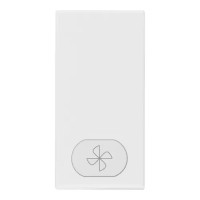 Vimar Клавиша 1M С символом "Вентилятор", белая, 09021.F Vimar Клавиша 1M С символом "Вентилятор", белая, 09021.F