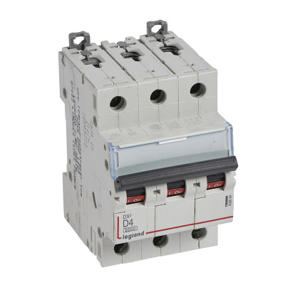 Legrand DX3 Автоматический выключатель 3P 4A (D) 10kA