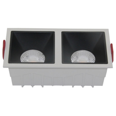 Downlight Alfa LED Встраиваемый светильник, цвет: Бело-черный 30W