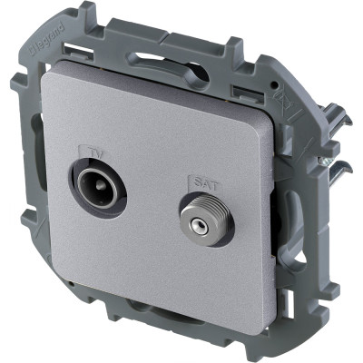 Legrand Розетка TV-SAT - Legrand Inspiria - "звезда" - алюминий, 673882