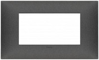 Vimar Накладка на 4 модуля, карбон матовый, 09674.14 Vimar Накладка на 4 модуля, карбон матовый, 09674.14