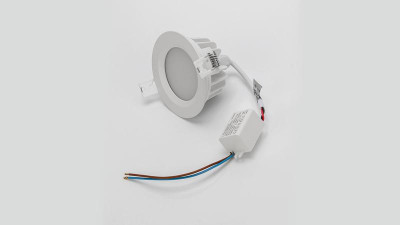 Светильник светодиодный DL 7Вт IP65 тепл. бел. 3000K алюм./пластик. бел. SWG Standard 00-00015032