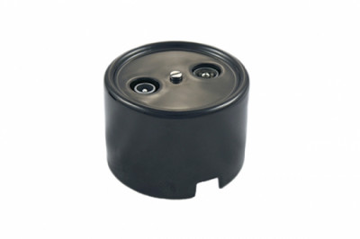 Bironi Розетка R/TV-SAT проходная, керамика, цвет черный, B1-304-03