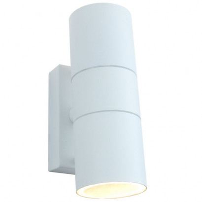 Arte Lamp MISTERO, Светильник уличный архитектурный, цвет арматуры - белый, цвет плафона/декора - БЕЛЫЙ, 2х35W GU10, A3302AL-2WH