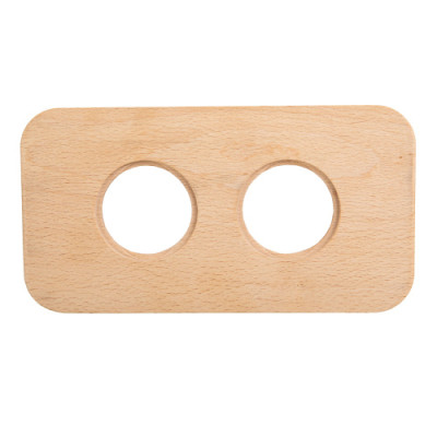 BIRONI Шедель Верди Бук Натурэль Рамка 2-ая (скрытый монтаж), BF5-620-10