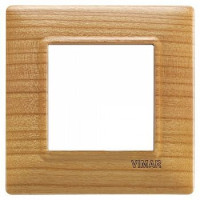 Vimar Накладка для 2 модулей дерево-натуральная вишня, 14642.63