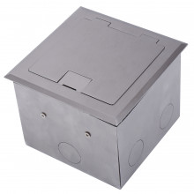 Donel Лючок в пол 2 мод. (1 мод. 45х45 мм), нержавеющая сталь, (с уст. набором) , DFB2MSS