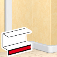 Legrand Накладка плинтусная - для кабель-канала DLP 35x80 - 2 м - угольно-серый, 010580