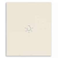 Vimar Клавиша 2M аксиальная с символом лампа конопляная, 31000A.2LC