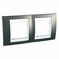 ХАМЕЛЕОН РАМКА 2-постовая, горизонтальная, БЕЛЫЙ/ ШАМПАНЬ