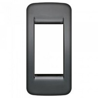 Vimar Накладка на 1 модуль RONDO для панелей металл черный, 16783.11 Vimar Накладка на 1 модуль RONDO для панелей металл черный, 16783.11