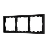 054220 - Рамка пластиковая FRM-NOBE-SFPL-3-BK (Arlight, -)