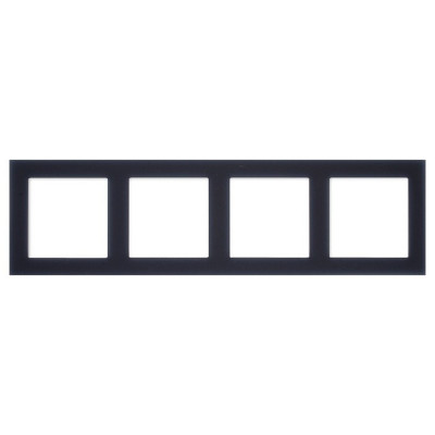 IRIDIUM Вставка на 4 пост, черный акрил, INP414