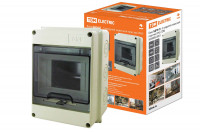 Бокс ЩРН-П-5 модулей навесной пластик IP65 TDM Electric, SQ0908-0001