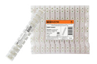 Зажим винтовой ЗВИ-80 полипропилен 6-25мм2 12пар 100°С белый (индивидуальная упаковка) TDM Electric, SQ0510-0047